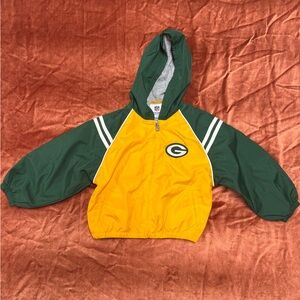 NFL Kids Green and Yellow Jacket
